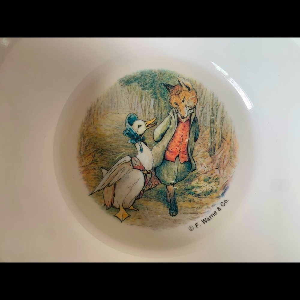 Peter Rabbit & Friends Set - Divided Plate and Bowl - Picture 8 of 9